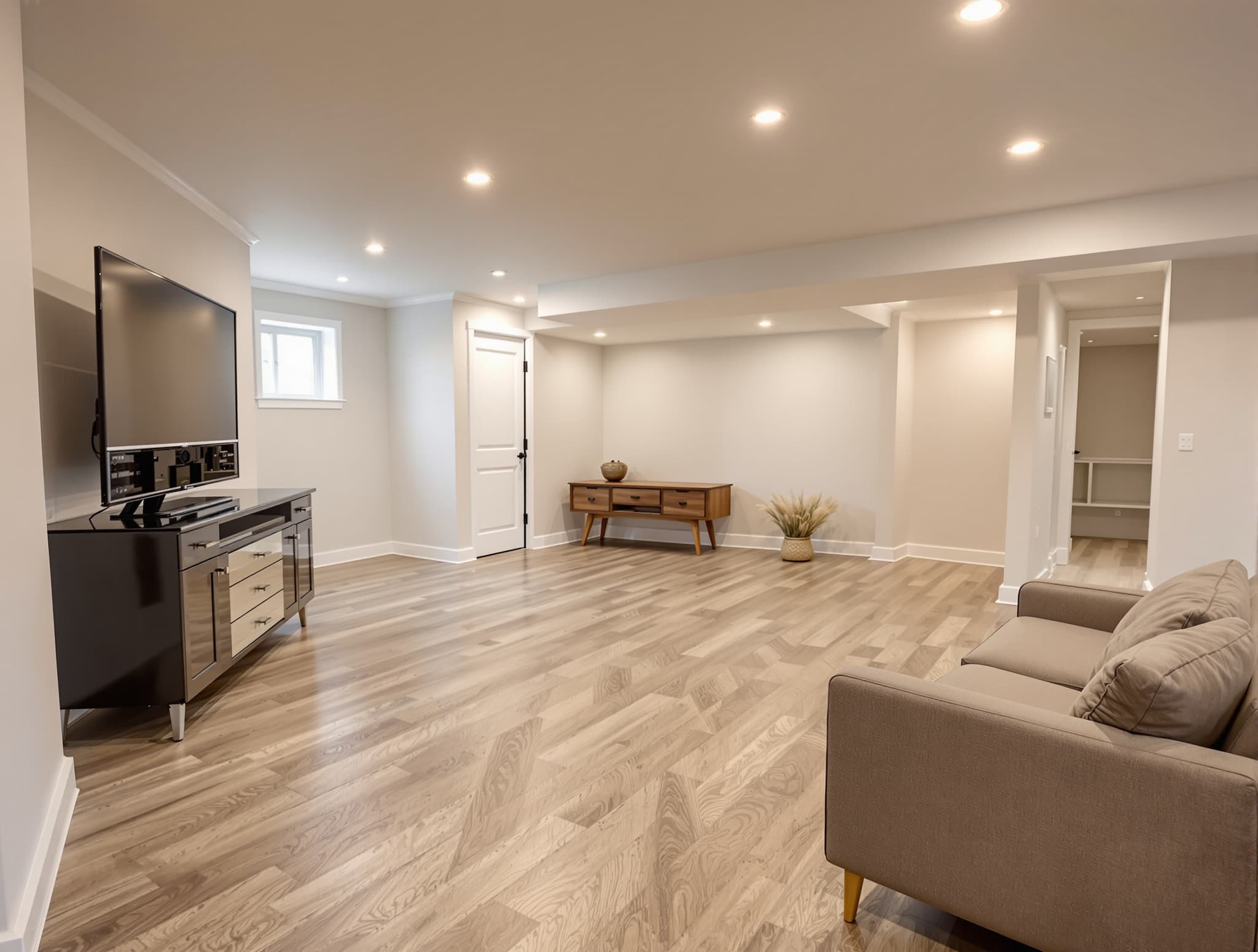 Basement LVP conversion